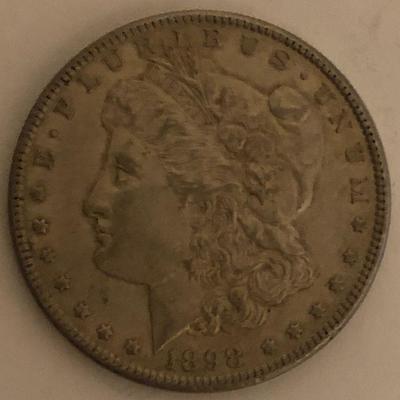 #24 1898 Morgan US Silver $1 Dollar