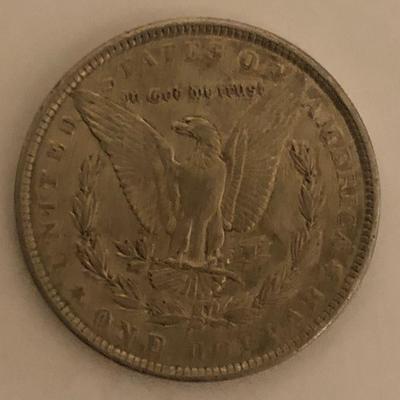 #25 1886 Morgan US Silver $1 Dollar