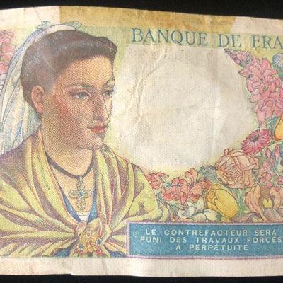 #31 Bank of France 5 Franc 1961 Bank Note 