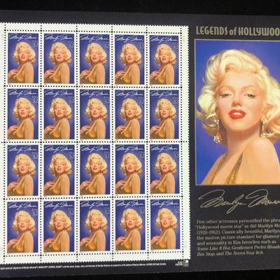 #39 (20) .32 Cent Legends of Hollywood Marilyn Monroe 