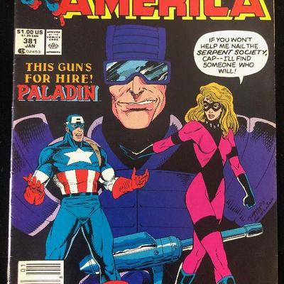 #79 Marvel Captain America #381 Jan 1991