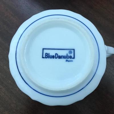 Blue Danube Soup/Chowder Bowl w/handle - Rectangular mark