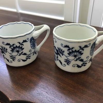 Blue Danube Coffee Mugs - Sold by Pair