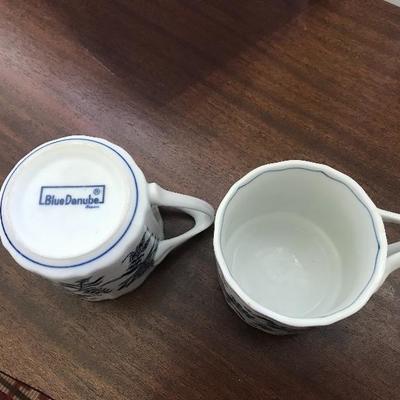 Blue Danube Coffee Mugs - Sold by Pair