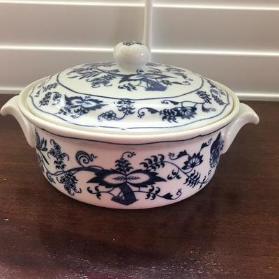 Blue Danube Covered Vegetable Bowl