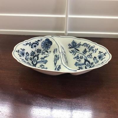 Blue Danube Divided Vegetable Dish - Rectangular mark