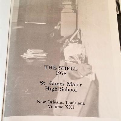 Lot #54  1978 St. James Major High School Yearbook (New Orleans)