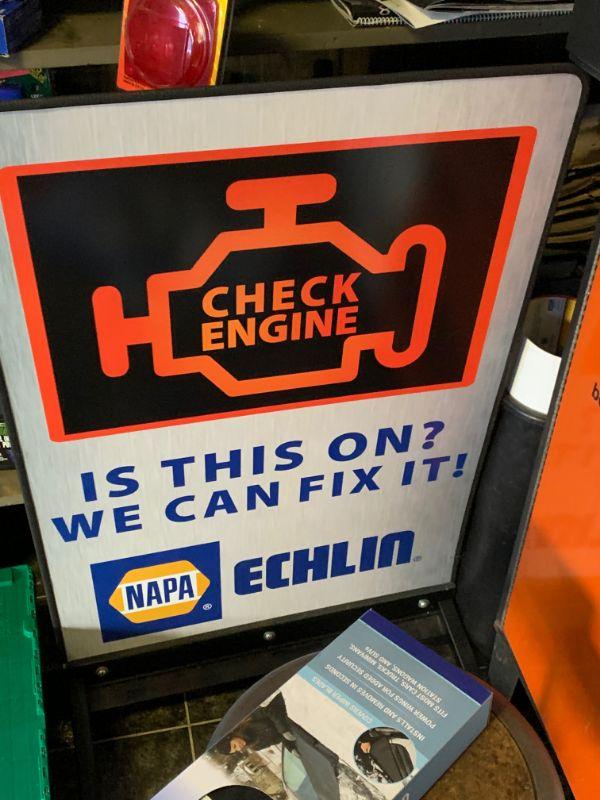 Napa Echlin check engine sign