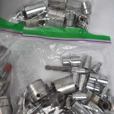 Large Lot Sockets, approx 125+