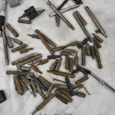 Lot of Misc Drill Bits & Allen Wrenches
