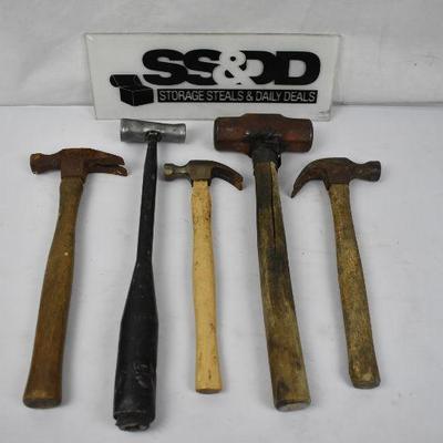 5 pc Hammers & Sledgehammers
