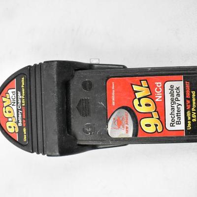 9.6v NiCd Battery & Charger for Use with New Bright 9.6V Powered Vehicles
