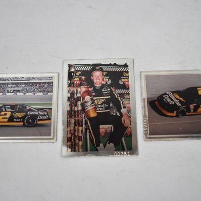 Rusty Wallace Miller METAL Racing Cards, No 2, 4, & 5 Limited Editions
