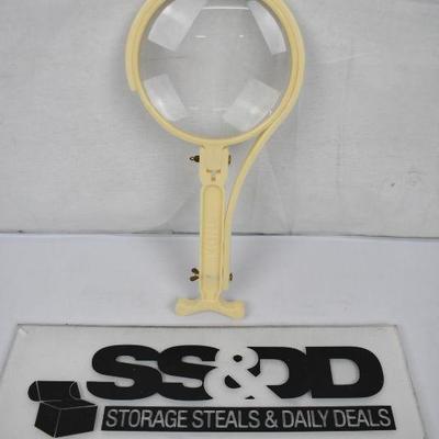 Inox Magnifying Glass with Stand