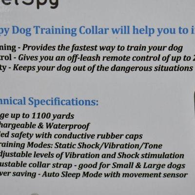 PetSpy 1100 Yards Remote Dog Training Shock Collar - SEE DESCRIPTION