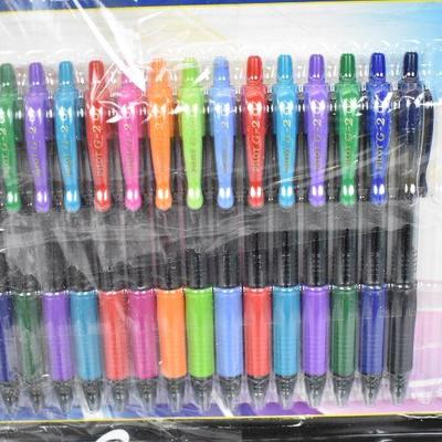 Pens Set, Open Package Includes 16 Pilot G2 Gel Roller Pens
