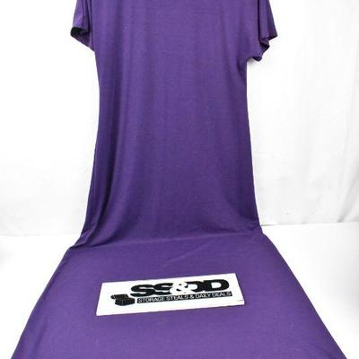 LuLaRoe Maria Dress, Purple Maxi Dress, Size Medium