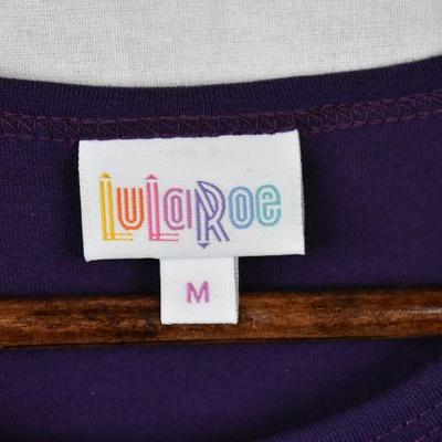 LuLaRoe Maria Dress, Purple Maxi Dress, Size Medium