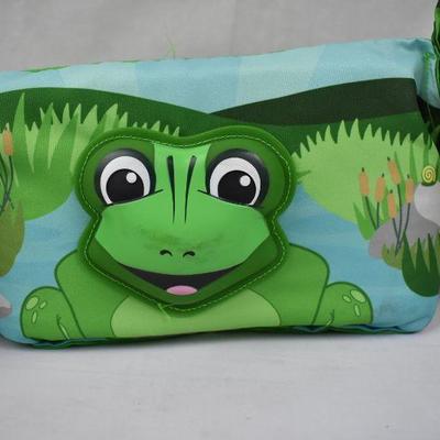 Puddle Jumper Kids Deluxe Life Vest for Kids 30-50 Pounds, Forest Frog