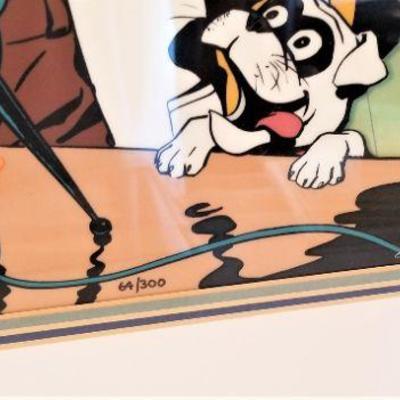 Lot #57  Fantastic Framed Hanna-Barbera Animation Art 
