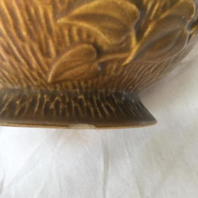 107-8 vintage Roseville pottery vase Lot 1853