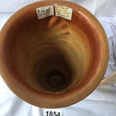 125–10 inch vintage Roseville pottery vase  Lot 1854