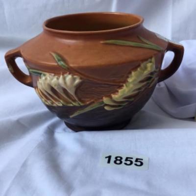 463-5 inch Vintage Roseville pottery bowl lot 1855
