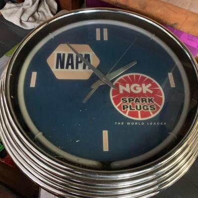 Napa NGK Spark plug clock