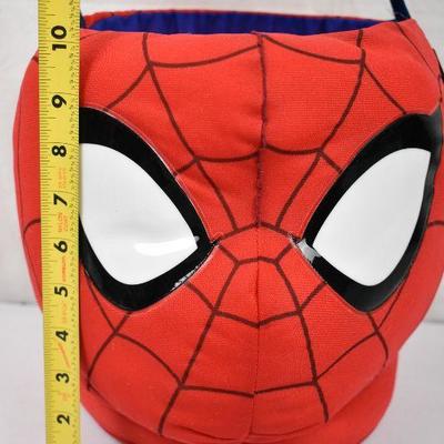 Marvel Spiderman Jumbo Plush Basket/Bucket - New