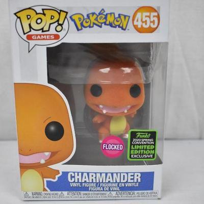 Funko POP! Pokemon #455 Charmander (Flocked) - New