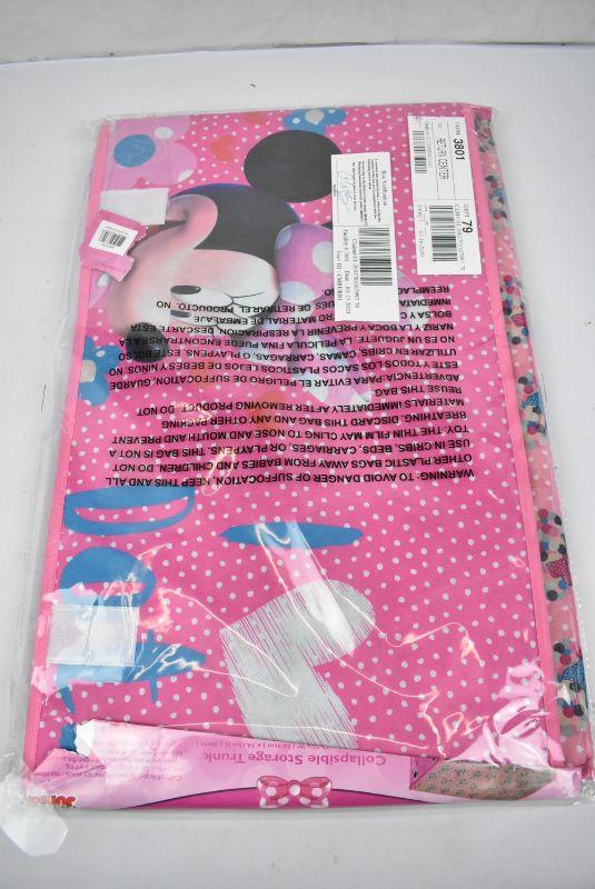 Minnie Mouse Collapsible Toy Storage Trunk New