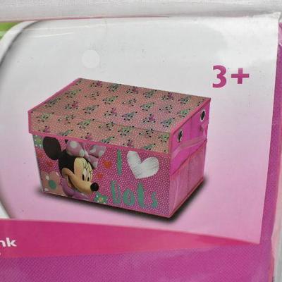 Minnie Mouse Collapsible Toy Storage Trunk - New