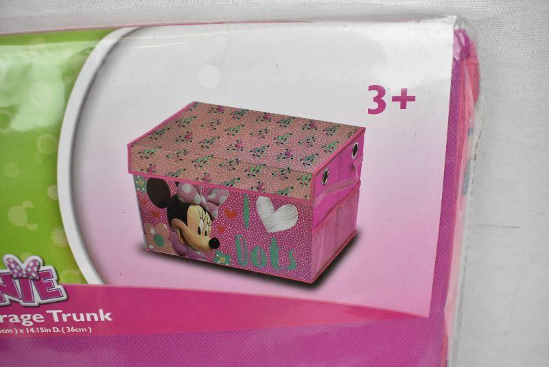 Minnie Mouse Collapsible Toy Storage Trunk New