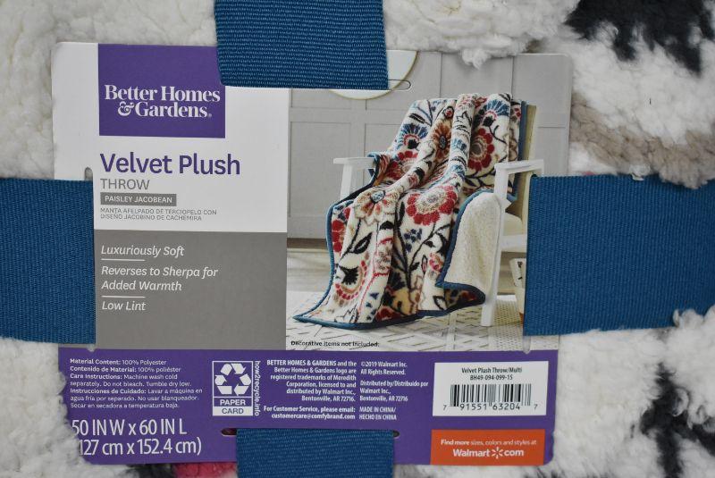 Better Homes Gardens Sherpa Throw Blanket 50 x 60