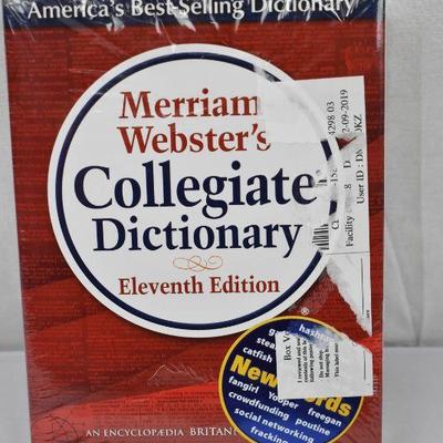 Merriam-Webster's Collegiate Dictionary, 11th Ed., Hardcover, $25 Retail - New