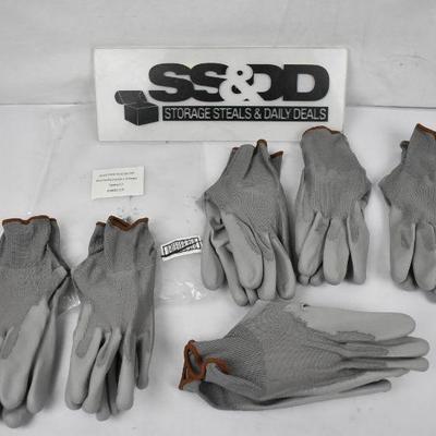 General Purpose Gloves, Size Large, 6 Pairs - New