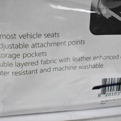Premium Kick Mats (2 Pack) - Car Seat Back Protectors w/ Storage - New