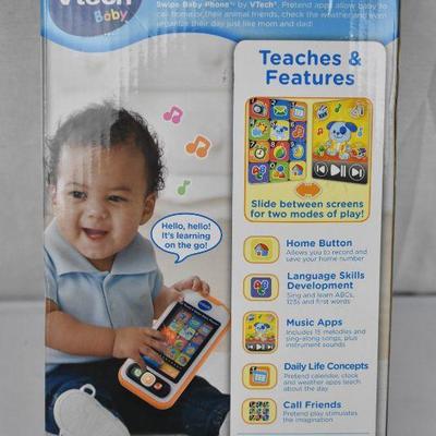 VTech Touch and Swipe Baby Phone - New