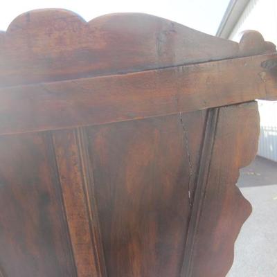 18th Century Italian Walnut Sgabello Hall Chair