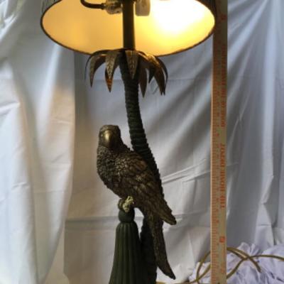 Parrot Lamp with shade Lot 1903