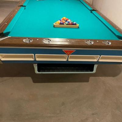 AMF 6' Pool Table--Vintage Style