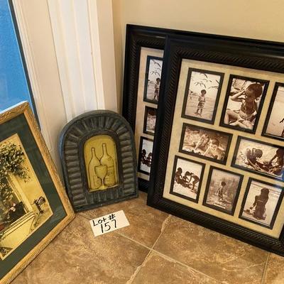 Lot # 151 Pictures frames and wall art 