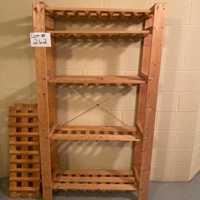 Lot #262 Small Wine rack/ Storage rack 