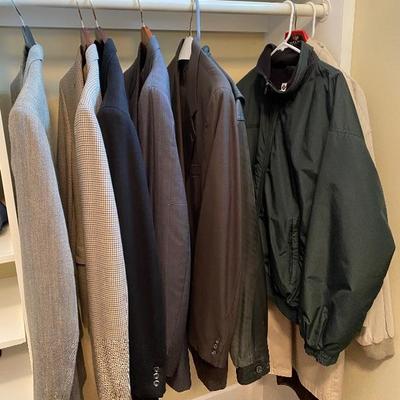 Lot # 269 Lot of men’s dress jackets and suits