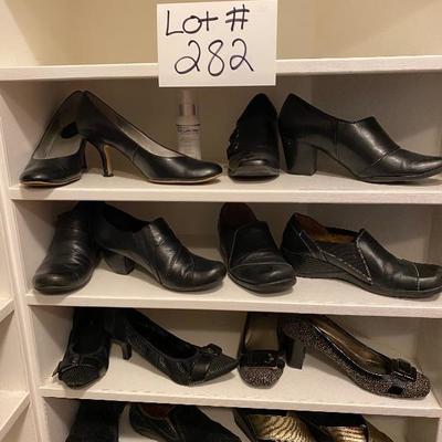 Lot #282 Lot of Ladies Dress Shoes