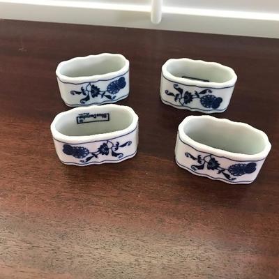 Blue Danube Napkin Rings
