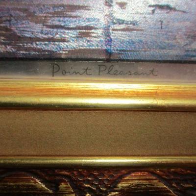 Lot 3 - Lionel Barrymore Framed Gold Foil Etched Prints Signed Pictures