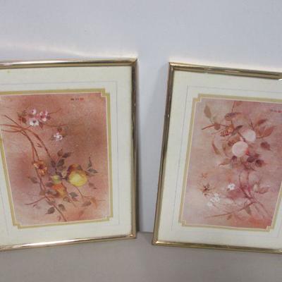 Lot 7 - Pair Of Framed Asian Style Pictures