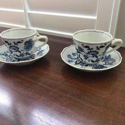 Blue Danube Cups & Saucers