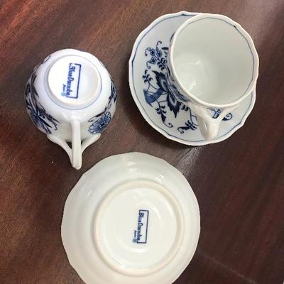 Blue Danube Cups & Saucers